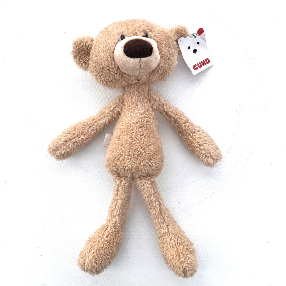 GUND Toothpick Teddy Bear Plush – Beige EUC
